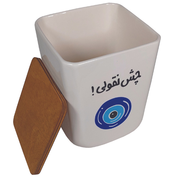 بانکه مدل سرامیکی طرح چشم و نظر