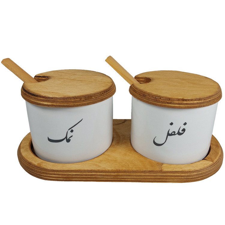 بانکه مدل ROZ 2 مجموعه 2 عددی به همراه استند کد 2