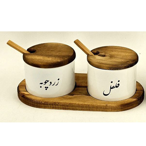 بانکه مدل ROZ 2 مجموعه 2 عددی کد 4 به همراه استند