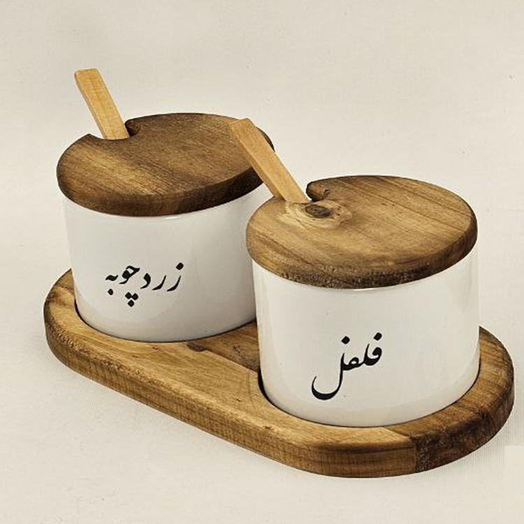 بانکه مدل ROZ 2 مجموعه 2 عددی کد 4 به همراه استند