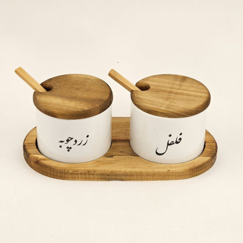 بانکه مدل ROZ 2 مجموعه 2 عددی کد 4 به همراه استند