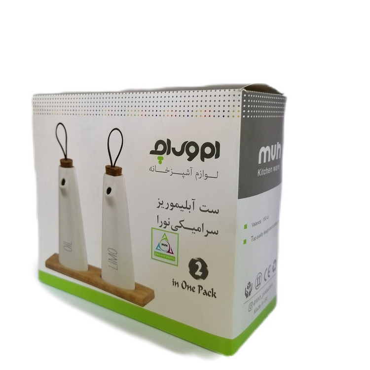ظرف آبلیمو و روغن ام وی اچ گلس اند پلاستیکس مدل نورا