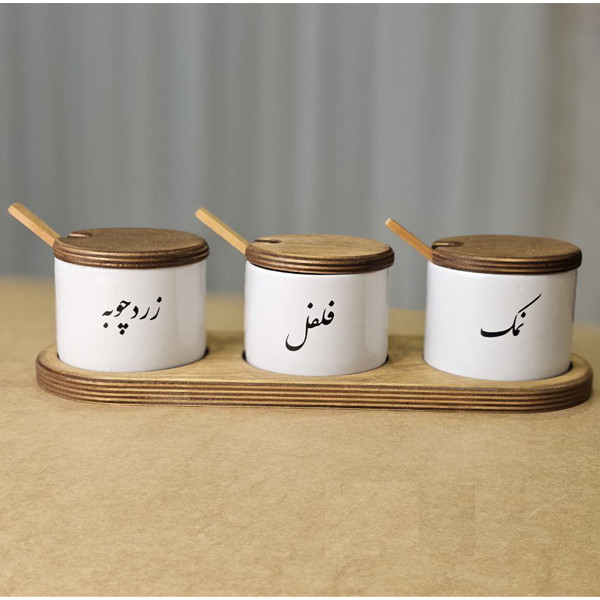 بانکه مدل ROZ 3 مجموعه 3 عددی کد 2 به همراه استند