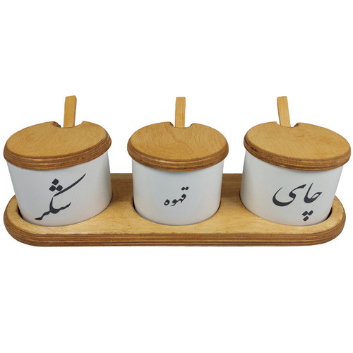 بانکه مدل ROZ 3 مجموعه 3 عددی کد 1 به همراه استند