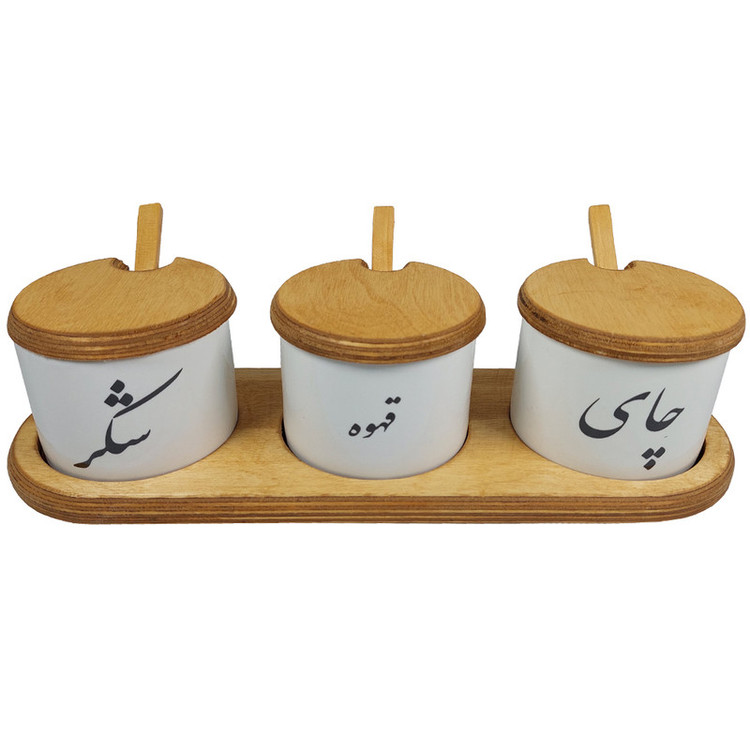 بانکه مدل ROZ 3 مجموعه 3 عددی کد 1 به همراه استند