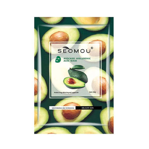 ماسک صورت سه او مو مدل Avocadoo وزن 25 گرم پک ۵۰ عددی