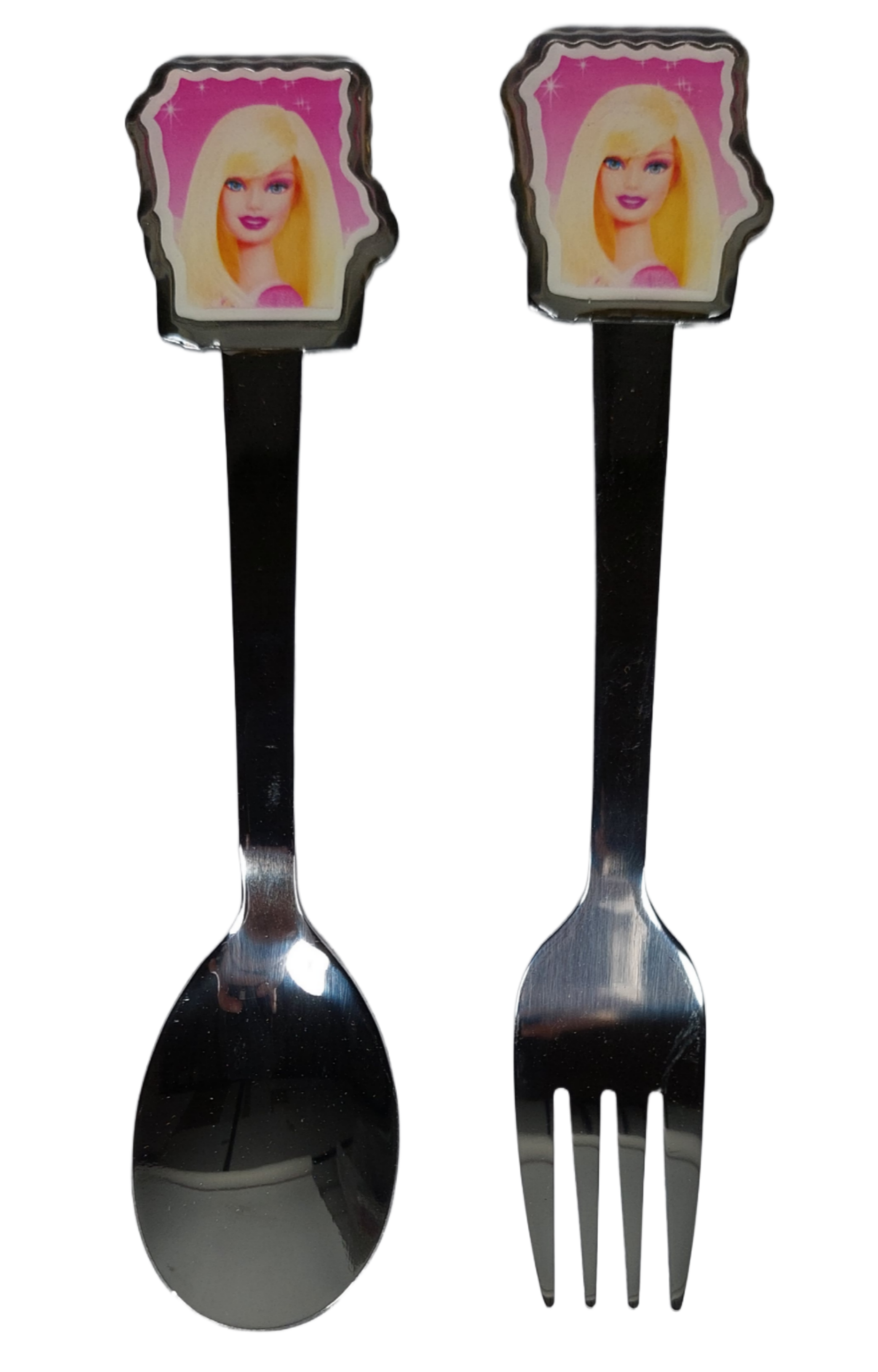 ست قاشق و چنگال کودک طرح باربی