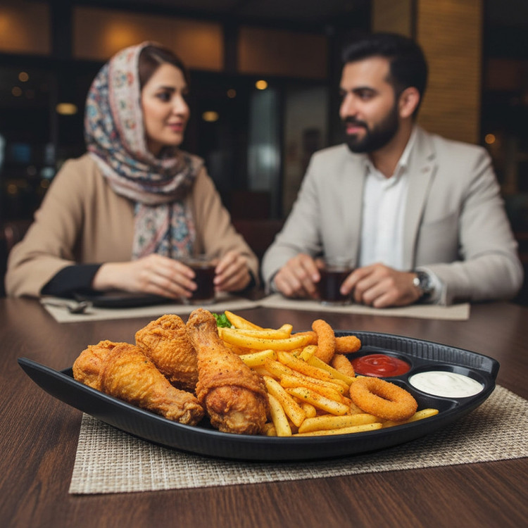 اردو خوری ملامین مدل اشک کد P1211