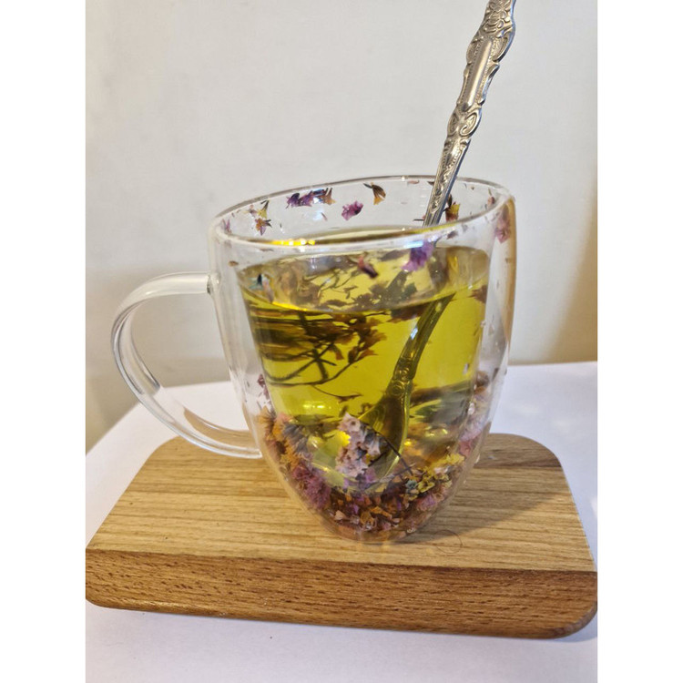 لیوان مدل دوجداره طرح گل کد MA001