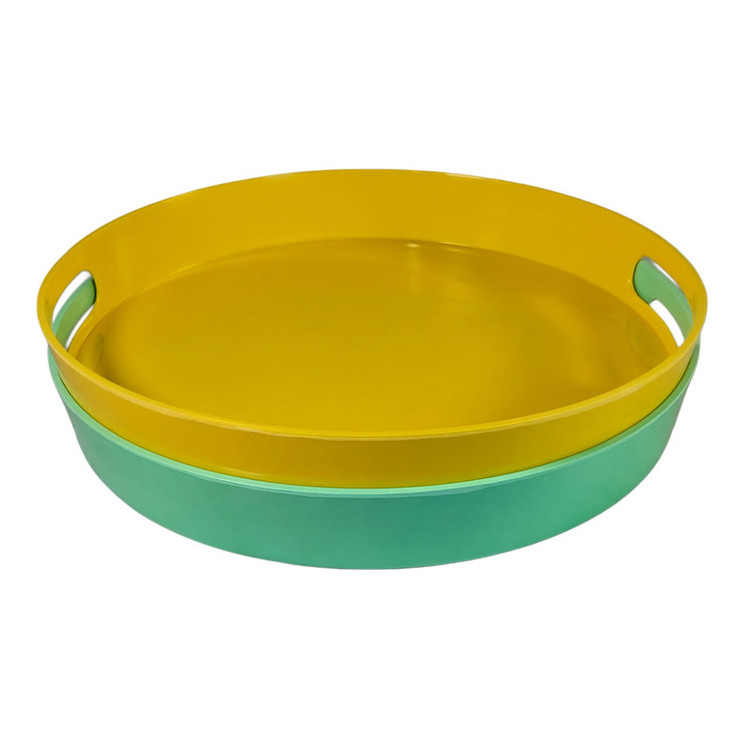 سینی دسته دار ملامین کد 917 سایز 30×30 سانتی متر