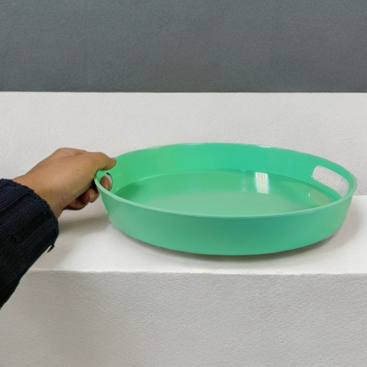 سینی دسته دار ملامین کد 917 سایز 30×30 سانتی متر