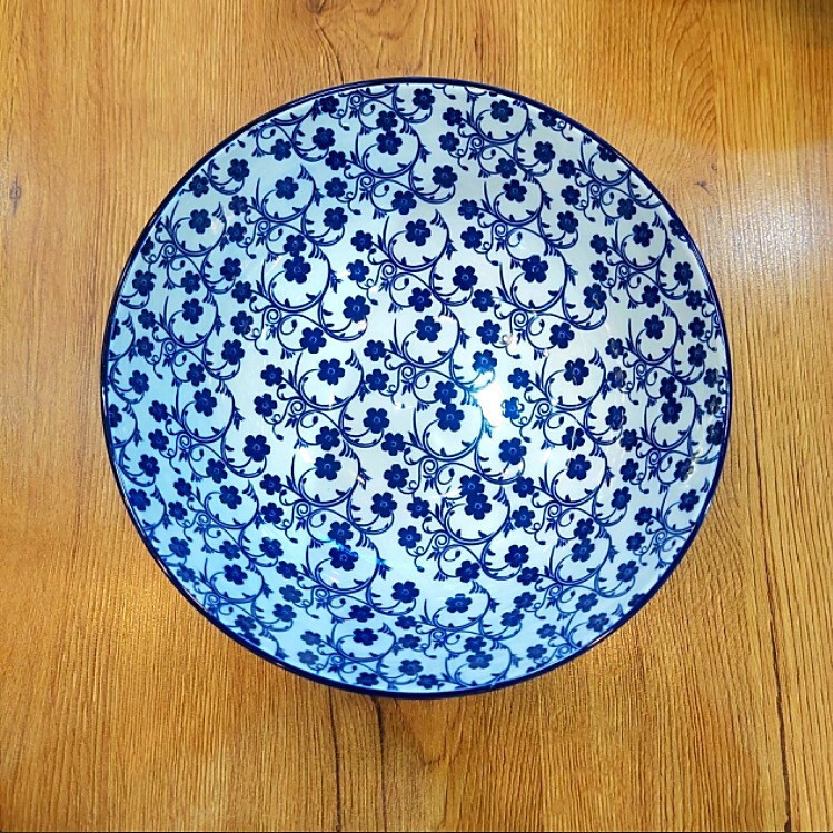 کاسه آبگوشت دنی هوم مدل گل آبی 21s