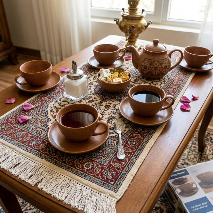 سرویس چای خوری دنی هوم 12 پارچه 6 نفره مدل پایوت کد BR1
