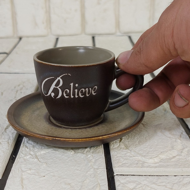 ست فنجان و نعلبکی ۱۲ پارچه ۶ نفره دنی هوم مدل کافی کد blv1
