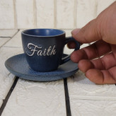 ست فنجان و نعلبکی ۱۲ پارچه ۶ نفره دنی هوم مدل کافی کد faith1