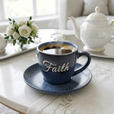 ست فنجان و نعلبکی ۱۲ پارچه ۶ نفره دنی هوم مدل کافی کد faith1
